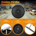 Stainless steel 415D wire dispenser wheel –250FT Wire Dispenser Kit