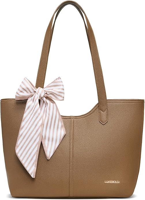 Tote Bag for Women Shoulder Purses Hobo Handbag Top Handle Bag, Donkey Brown