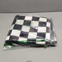 Demissle Black Smile Face Rug Preppy Check Buffalo Plaid Funny Rug for Bedroom Contemporary Checkered Carpet Preppy Room Decor Reversible Living Room Bedroom Dormitory Porch