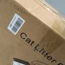 Henkelion Stainless Steel Cat Litter Box with Lid, 20" L x 14.2" W x 11.8" H, Extra Large Litter Box for Big Cats with High Sided, Anti-Urine Leakage, Easy Cleaning, Include Cat Mat and Scoop