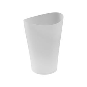 Rubbermaid Spa Works Compact Contemporary Style 9 Quart Indoor Open Vanity Home Trash Container White (Pack of 1, Clear) Rubbermaid Spa Works Compact Contemporary Style 9 Quart Indoor Open Vanity Home Trash Container White (Pack of 1, Clear)