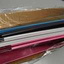Extra Capacity Plastic Hanging File Folders,12 Pack Reinforced Expanding Hang Folder Letter Size,Accordian Pocket,Heavy Duty 2 Inch Expansion,Hanging Folder Organizer for Office Home,Assorted Colors