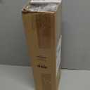 2 Pack Wood Curtain Rods for Windows 30 to 56 Inch, Boho Vintage Decorative 1 Inch Diameter Wooden Curtain Rod, Adjustable Heavy Duty Rustic Farmhouse Drapery Pole with Wood Grain Finials