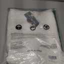 Blooming Jelly Womens White Dresses Flowy Babydoll Dress Chiffon Long Sleeve V Neck Cute Mini Tunic Dress Size Medium