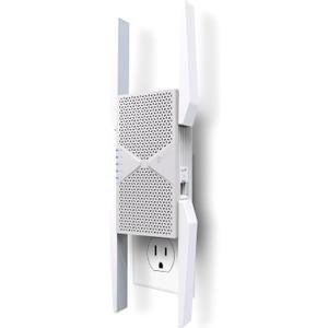 TP-Link BE10000 Wi-Fi 7 Range Extender RE653BE | 10 Gbps Tri-Band Wireless Repeater | 2.5 Gbps Ethernet Port | Internet Signal Booster for Home | Up to 2800 sq.ft, 128 Devices | 6 GHz, MLO, EasyMesh