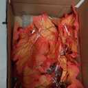 YEGUO 2 Packs Thanksgiving Decorations for Home, Fall Lights Battery Operated, Total 20ft 40 LED Lighted Fall Garland Maple Leaves for Holiday Autumn Harvest Fall Thanksgiving Halloween Decor (Orange)