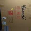 Chende Arch Wall Mirror, 32"X20" Black Bathroom Mirror with Wooden Frame, Large Decorative Mirror for Bathroom, Living Room, Foyer