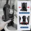 Car Cup Holder Expander, Cup Holder Extender Adapter with Expandable Arm and Adjustable Base, Compatible with Yeti Ramblers 14-64oz, Hydro Flasks 18-64oz Most Coffee Mugs Bottles & Cups