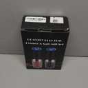 XinXu Gravity Electric Pepper and Salt Grinder Set, Adjustable Coarseness, with LED Light, One Hand Automatic Operation (Set/Black X)