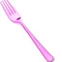 210-Piece Premium Plastic Cutlery Set: Includes 90 Forks, 60 Spoons, 60 Knives - Heavy-Duty Disposable Silverware for Parties, Weddings & Catering Events - Elegant & Durable Utensils Kit (Purple)