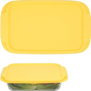 Silicone Lids for Pyrex 232232-D Glass Baking Dish, 1 Pack Silicone Lid for Pyrex Glass Baking Dish, Dishwasher & Freezer & Microwave Safe (Baking Dish Not included)