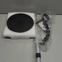 Erytlly Hair Dryer Stand Hands Free 360-Degree Rotating Adjustable Height Metal Hair Dryer Stand Blow Dryer Holder for Bathroom, Vanity, Makeup Room (Basic)