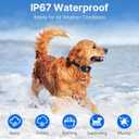 GPS Wireless Dog Fence System, Circular Electric Fence for Dogs | Adjustable Range from 49 to 6561 ft | GPS Positioning, Protection Mode, 100% Waterproof | Outdoor Use Only