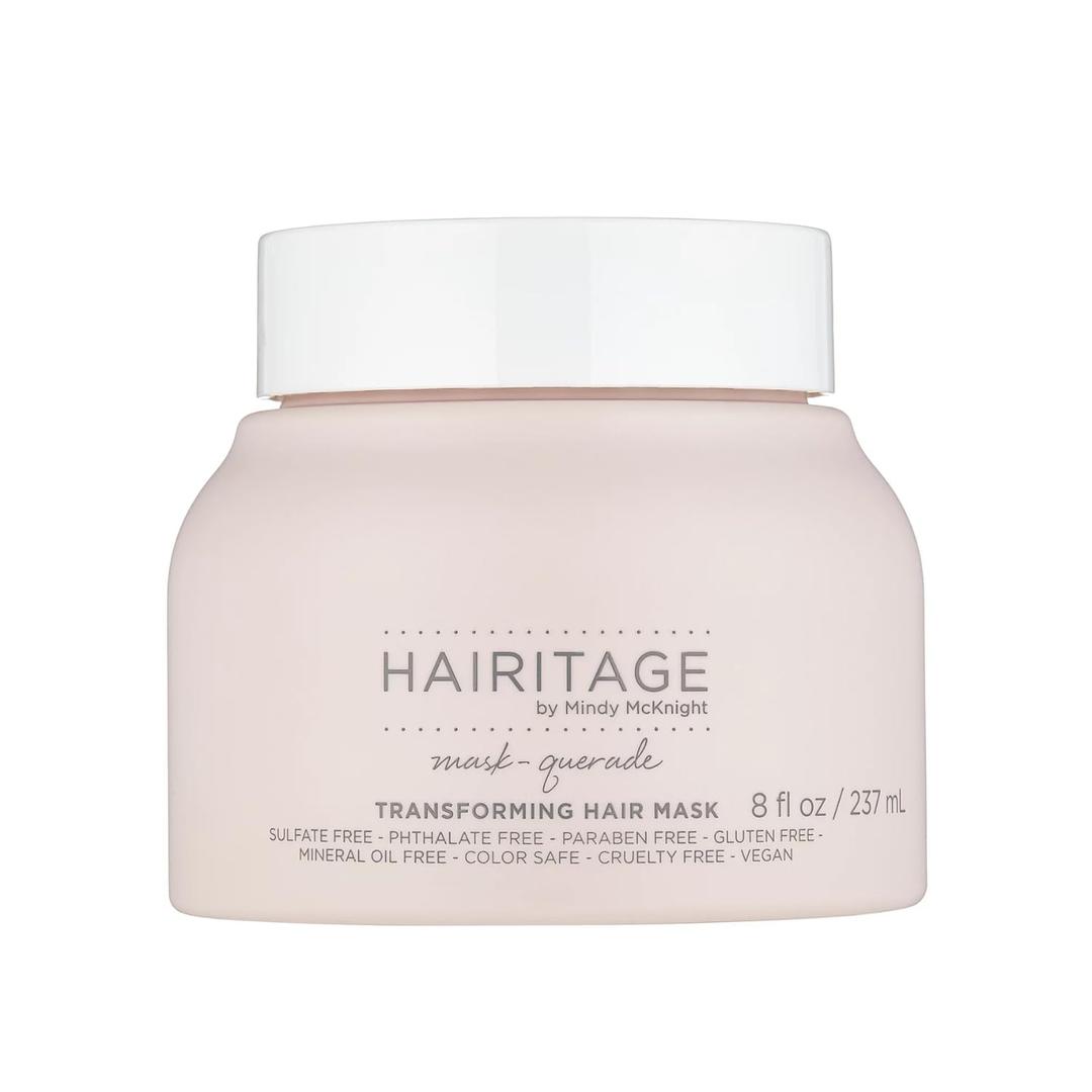 Hairitage Hydrating Argan Oil Deep Conditioning Hair Mask For Dry Damaged + Curly, Color Treated, Frizzy Hair - Moisturizing Hair Repair Treatment with Shea Butter, Aloe & Soy Protein - Soften & Shine | Moisturizing, Treatment, Anti-Frizz, Hydration, Deep Conditioning, Curl Repair Mask