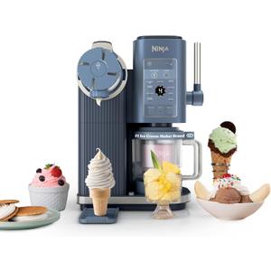 Ninja Creami Scoop & Swirl 13-in-1 Ice Cream and Soft Serve Maker, NC701BL