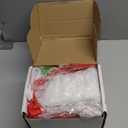 MXoSUM Inflatable Christmas Elf Snowman Costume for Adult Funny Blow Up Santa Claus Gingerbread Man Costume