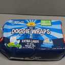 Bodhi Dog Disposable Male Dog Diapers - Super Absorbent, Leak-Proof Pee Wraps - Adjustable Fit, Comfortable Design, Advanced Moisture Control, and Wetness Indicator - Extra Large (20 Count)