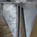 JY PERFORMANCE 5/8/10/13 lb Galvanized Fluke Anchor Kit with Chain, Rope and Shackles, Boat Anchor Kit for 8-16/12-22/16-26/20-32 ft Pontoon, Dinghy, Fishing and Bass Boats