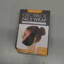 Face Ice Pack Wrap for TMJ, Wisdom Teeth, with 4 Reusable Hot Cold Therapy Gel Packs, Pain Relief for Chin, Head, Jaw, Oral and Facial Surgery, Dental Implants