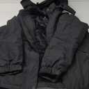 QPNGRP Mens Waterproof Ski Snowboard Jacket Winter Windproof Snow Coat (Large, Black)