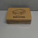 Plastic Divided Serving Tray with Lid and Handle Snack Box Charcuterie Container Portable Snack Platters Organizer for Candy, Fruits, Snacks, Nuts, for Party, Entertaining (White 4 compartments)