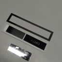 Clean dirty magnet for dishwasher, Kubik Letters Premium Stainless Steel Grade 304, Kitchen Organizers and Storage Decor Accessories, Extra Adhesive Tapes Included.