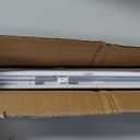 DEZ FURNISHINGS Premium Cordless 1" Room Darkening Vinyl Mini Blinds, 60" W x 48" H, White