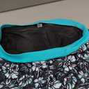 Tempt Me 3 Piece Tankini Swimsuits for Women Athletic Bathing Suits Swim Tank Top with Boy Shorts and Bra Modest Swimwear (Large, Aqua Blue Floral)