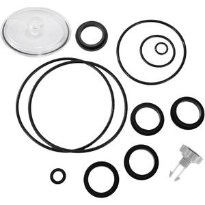 13pcs Sand Filter Pump Seal Gasket Parts, Pool Sand Filter Pump Replacement Repair Set Compatible with Intex Drain Air Valves with 11480 Leaf Cover Lid 10pcs O Rings for Different Parts