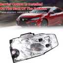 Type-R Style Engine Valve Cover Bonnet Hood Compatible with 10th Gen Honda Civic 1.5T 2016-2021, for 10th Gen Honda Accord 1.5T 2018-2022