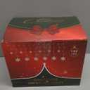 Snowflake Christmas Lights Outdoor, 8.2ft 144 LED Connectable Xmas String Light Plug in, Hanging Icicle Lights for House, Eaves, Outside, Window, Roof, Yard, Fence Decor, White