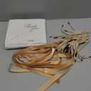 TKSBAG 100 Pack Small Thank You Gift Bags with Handles, 5.5''x 2.5''x4.7'' Mini White Gift Bags Bulk for Baby Shower, Birthday, Wedding, Party Favors