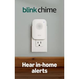 Blink Chime (newest model) — Real-time, audible alerts you can hear anywhere in your home, easy plug-in installation, works with all Blink doorbells