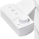 BIGCOW Ultra-Slim Bidet Attachment, Self-Cleaning Dual Nozzle (Front/Rear Wash), One-Finger Command, Ergonomic 3+1 Tactile Controls, Pressure Dial & Tool-Free Install, Instant Hygiene Upgrade