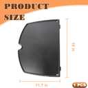 3400247 Half Cast Iron Griddle Insert Replacement Parts for Weber Q2800N+ Gas Grills Accessories, Heavy-Duty Griddle Plate for Weber Q2200N+, Q2600N+, Q2000N+ etc Griddle Parts