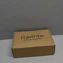 Ravinte 30 Pack Brass 3 Inch Hole Center Champagne Gold Handles Square Cabinet Hardware Stainless Steel Pulls for Kitchen Cupboard Drawers 5 Inch Overall Length