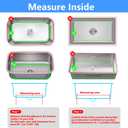 Sink Protectors for Kitchen Sink12132426,Detachable Kitchen Sink Mat 304 Stainless Steel Material Sink Rack for Bottom of Sink(26"x14" Center Drain)