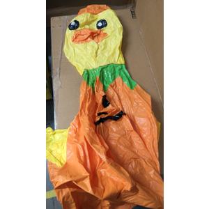 Inflatable Duck Pumpkin Costume for Adults 2026, Halloween Blow up Costume 3D Realistic Suit for Halloween, Cosplay, Parades, Festivals Theme Parties
