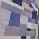 Flatwoven High Traffic Area Rug 10x8, Geometric Block Accent, Non Slip, Stain Resistant, Washable Area Rugs for Living Room, Bedroom 