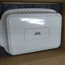 Large Baking Dish with Lid,5.5 Quart Lasagna Pan with Lid, 13.5x9 inch Ceramic Casserole Dish with Lid, Microwave, Dishwasher Safe, White