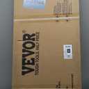 VEVOR X-Marks Fire Pit Grill Grate, Foldable Round Cooking Grate, Heavy Duty Steel Campfire BBQ Grill Grid with Handle and Support X Wire, Portable Camping Cookware for Outside Party, 36 Inch Black