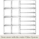 STORi Chloe Space-Saving Clear Drawer Organizer (4 Wide Drawers) Sort Office, Kitchen, Beauty Supplies, Makeup, Pens, Jewelry, Stationary, Made in USA