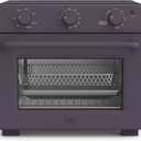 bella Air Fry Toaster Oven, 7 Preset Cooking Options, Dishwasher-Safe EverGood Coated Trays Included, 60-Minute Auto Shutoff w Audible Timer, Power Indicator Light, 1700 Watt, Plum
