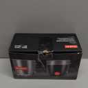 Bodum 15oz Bistro Double Wall Insulated Mug, High-Heat Borosilicate Glass, Set of 2, Clear