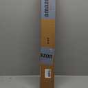 AOSKY Cordless Zebra Blinds for Windows Pull Down Roller Window Shades Dual Layer Light Filtering Privacy for Day and Night, Free-Stop Door Shades for Home Easy to Install (23" W X 72" H, White)