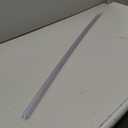 Frameless Shower Door Bottom Seal Shower Sweep with Drip Rail for 3/8" Glass,36" Long, Vinyl, Clear