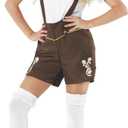 fun shack Womens Lederhosen Costume, German Lederhosen Costume Women, Bavarian Oktoberfest Costumes Women Small