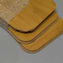 4 Pack Clear Laundry Pod Container, Laundry Room Organization Containers with Wooden Lids & Labels - Large Detergent Powder Storage for Room Organization, Scent Booster Holder