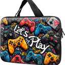 Laptop Sleeve with Handle 17 Inch, Waterproof Laptop Case Bag, Play Games Pattern Design Computer Sleeve Compatible with MacBook Air, Pro, HP, Dell, Lenovo, ASUS