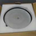 LERATIO Ceramic Dinner Plates Set of 6, 10.5 Inch Reactive Glaze Porcelain Plates, Modern Shape Dinnerware Dishes Set for Kitchen,Microwave&Dishwasher&Oven Safe, Scratch Resistant,Gray/Blue